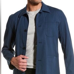 Rag & Bone stretch seersucker chore coat small